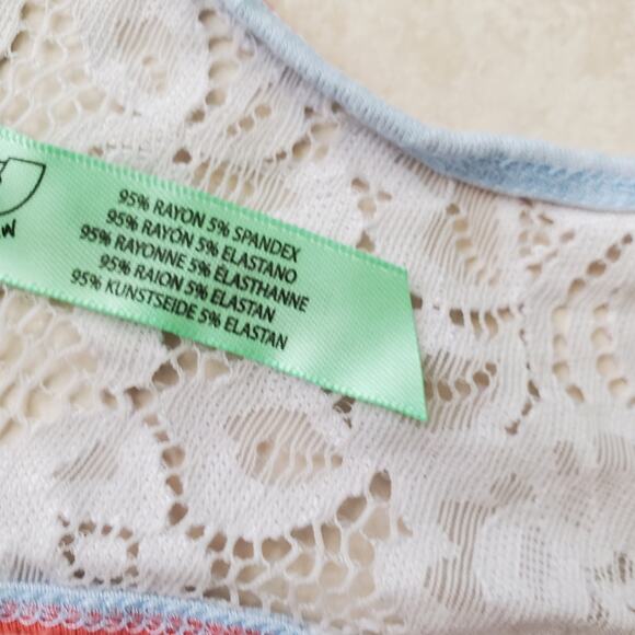 Honeydew Intimates Short Pajamas L Lace Trim Racerback Top Loungewear Soft Comfy - Picture 5 of 10